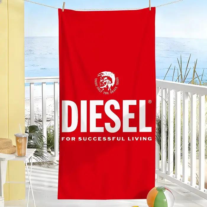Serviette de bain à imprimé tendance D-DieselS