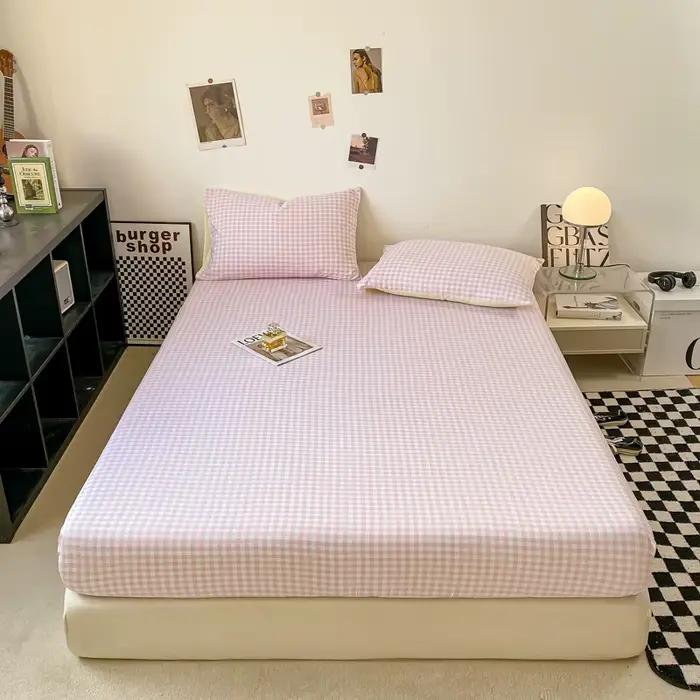 Drap-housse de Style à carreaux