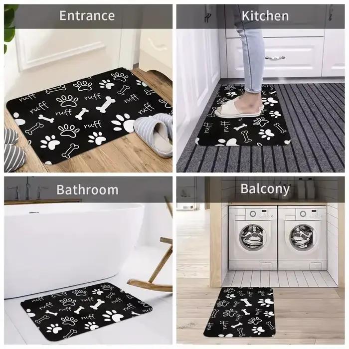Tapis de porte antidérapant VIKAMA pour chat