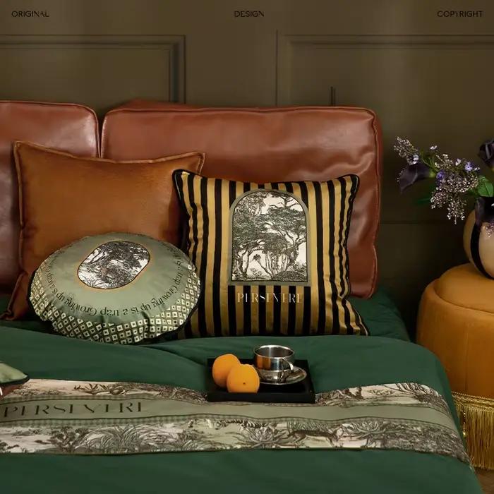 Housse de coussin Green Jungle Wild Life