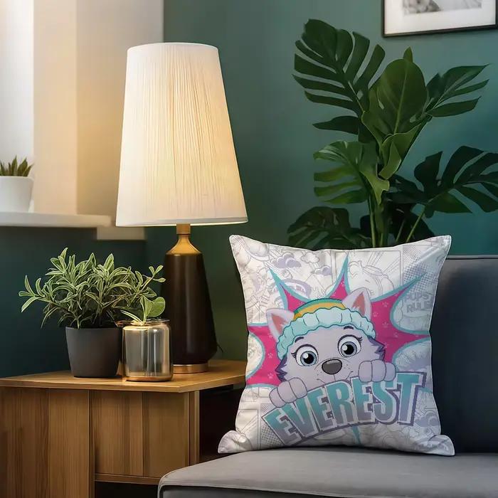 Housse de coussin à double face imprimée avec fermeture éclair