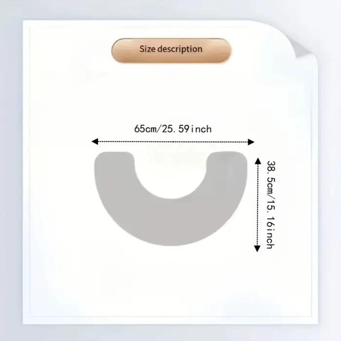 Tapis de toilette antidérapant