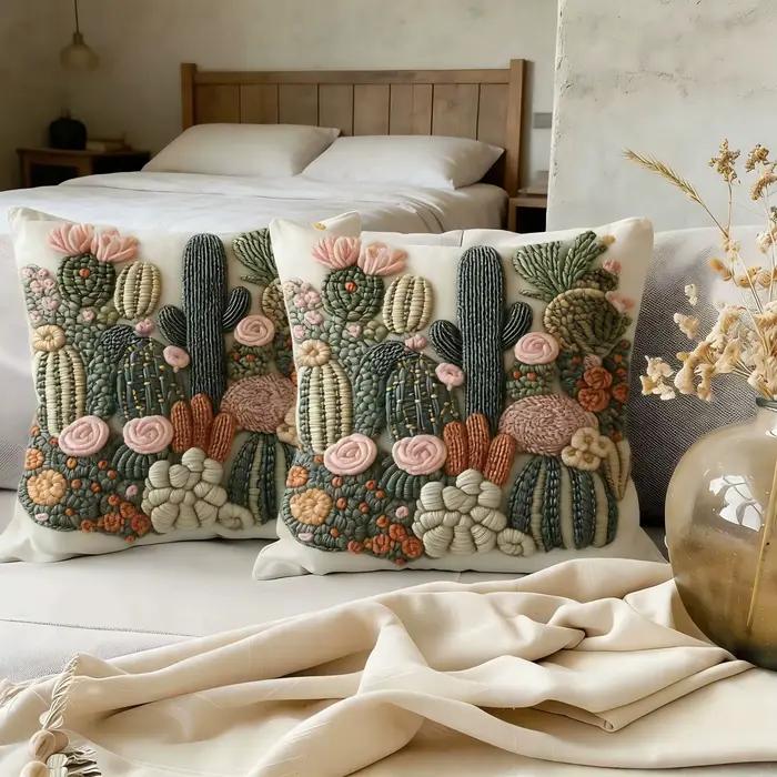 Housse de coussin Cactus Succulent