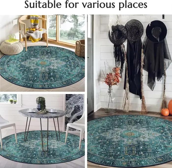 Tapis rond Phase de lune