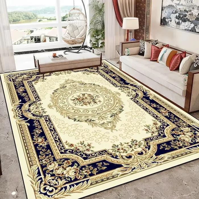 VIKAMA Tapis vintage européen de grande taille