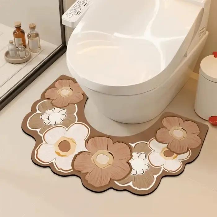Tapis de toilette antidérapant