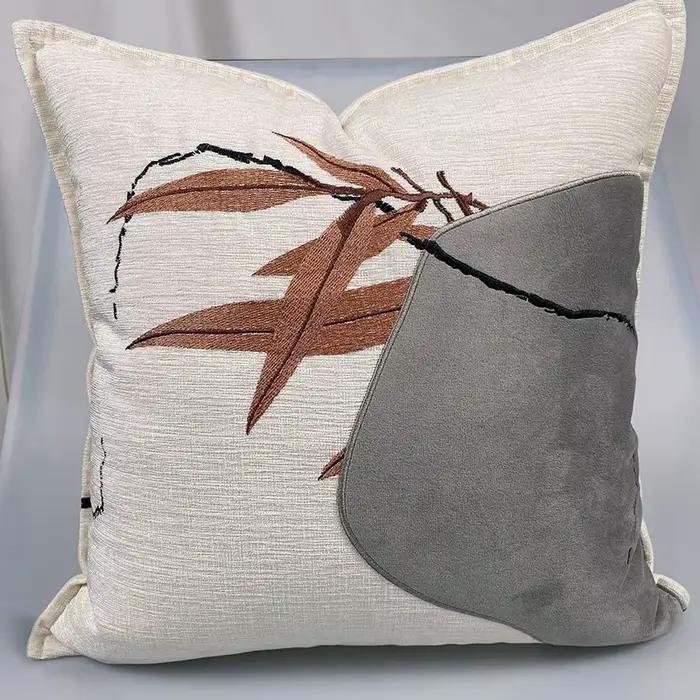 Juste de coussin de luxe légère haut de gamme