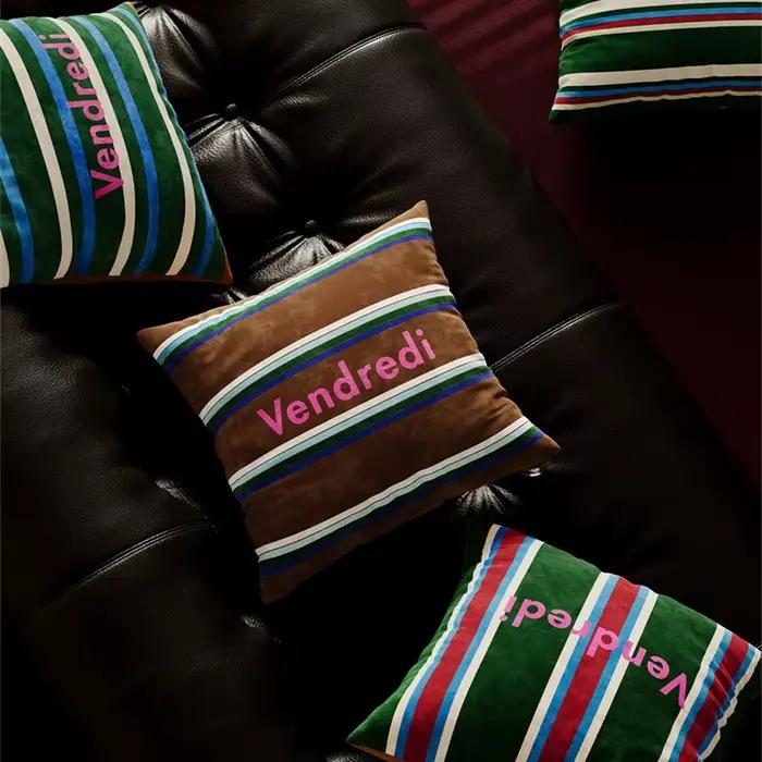 Housse de coussin Vintage français