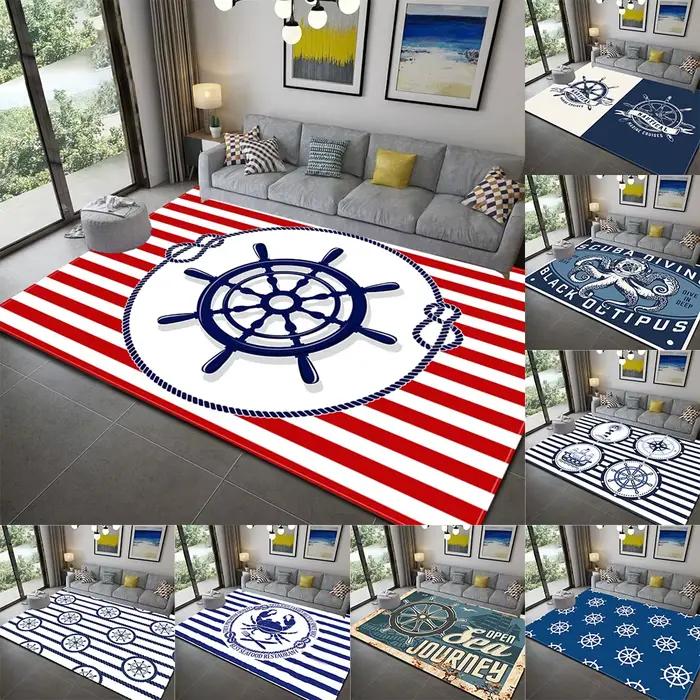 Tapis de style nautique pour enfants