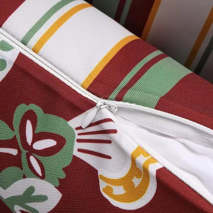 Lot de 2 housses de coussin imperméables pour extérieur