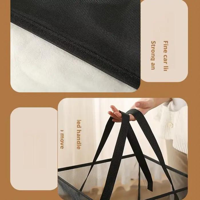 Panier à linge carré pliable