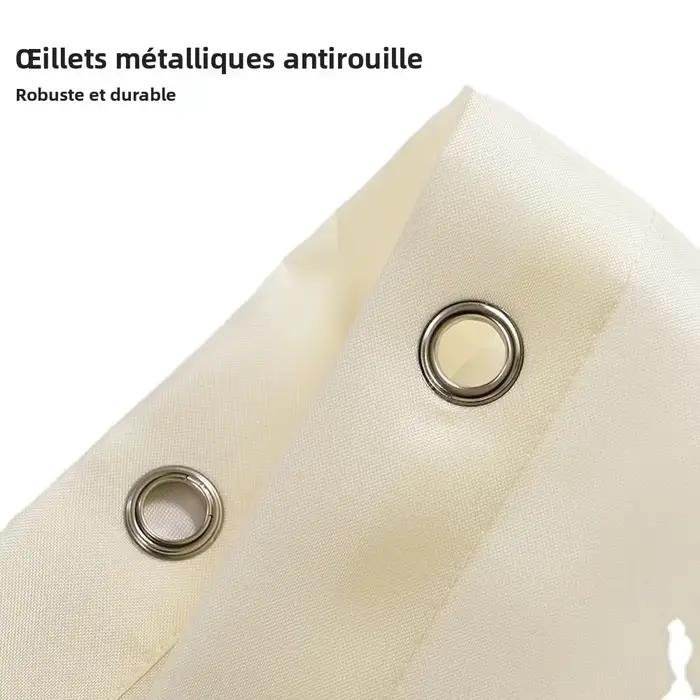 Rideau de douche en Polyester solide
