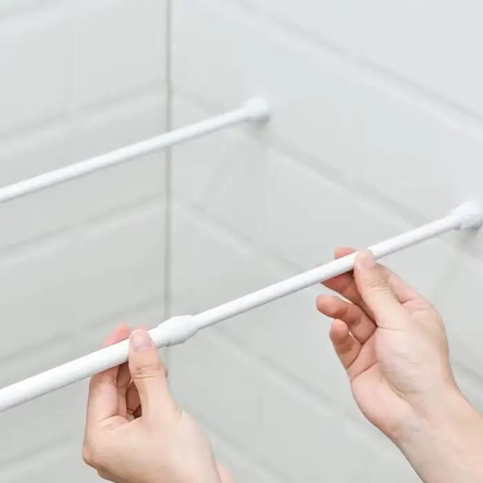 Tige à rideau télescopique réglable de 30 à 90 cm