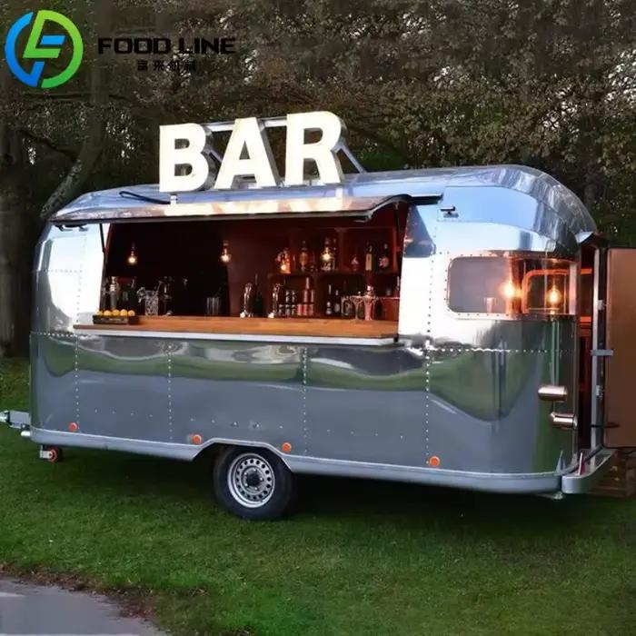 Camion de nourriture mobile pour crème glacée avec équipement de cuisine complet à bon prix