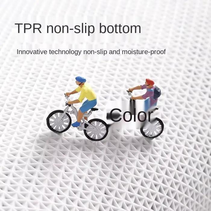Tapis de bain en Fiber de peluche Super épais