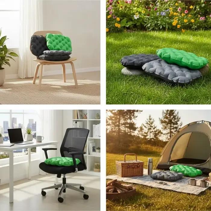 Coussin de siège gonflable portable