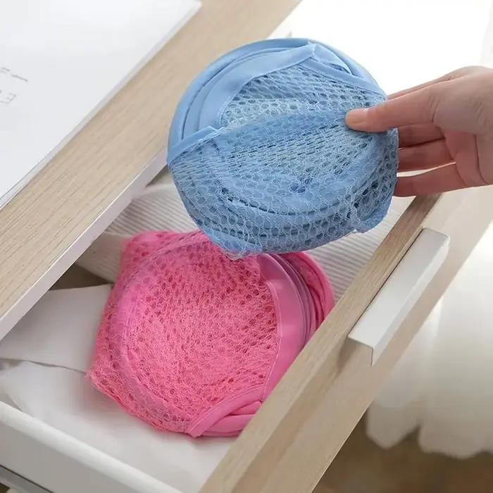 Panier à linge en maille pliable