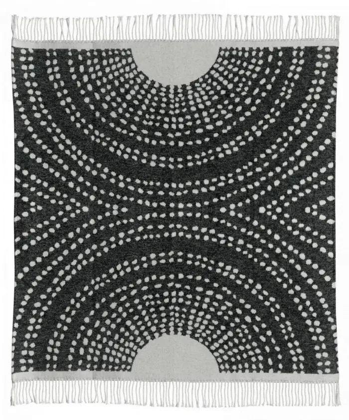 Plaid recycl Taina Carbone 127 x 160