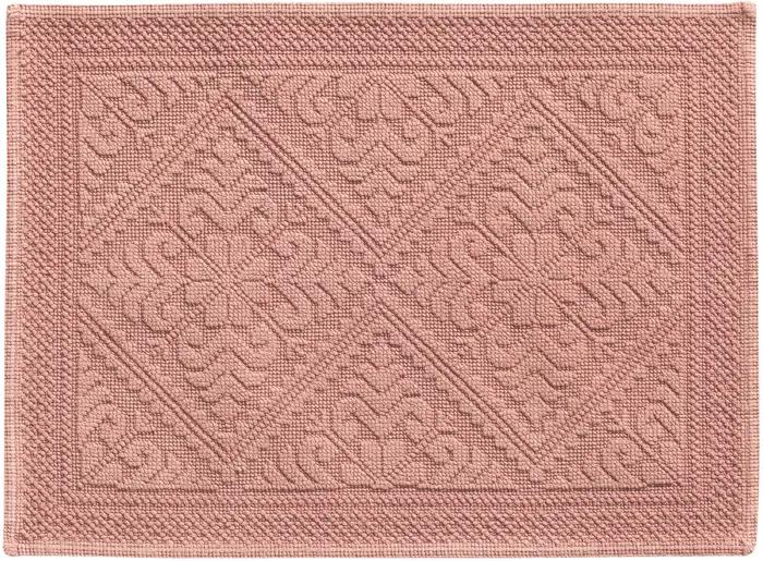 Tapis de bain uni Enzo Argile 54 x 64