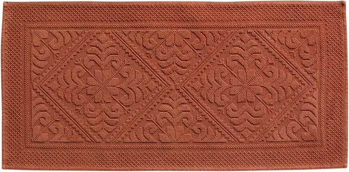 Tapis de bain uni Enzo Sienne 54 x 110