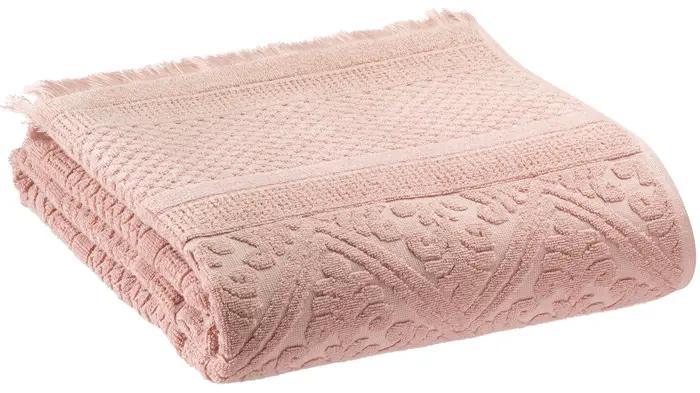 Drap de douche uni Zoe Aubepine 70 x 140