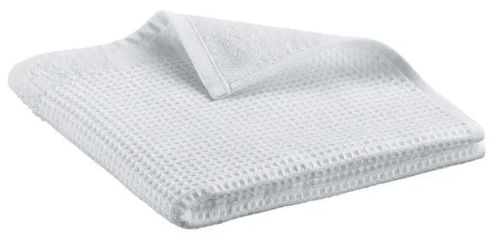 Serviette invit recycle Abby Blanc 30 x 50