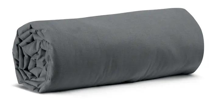 Drap housse Calita Carbone 180x200 bonnet 30 cm