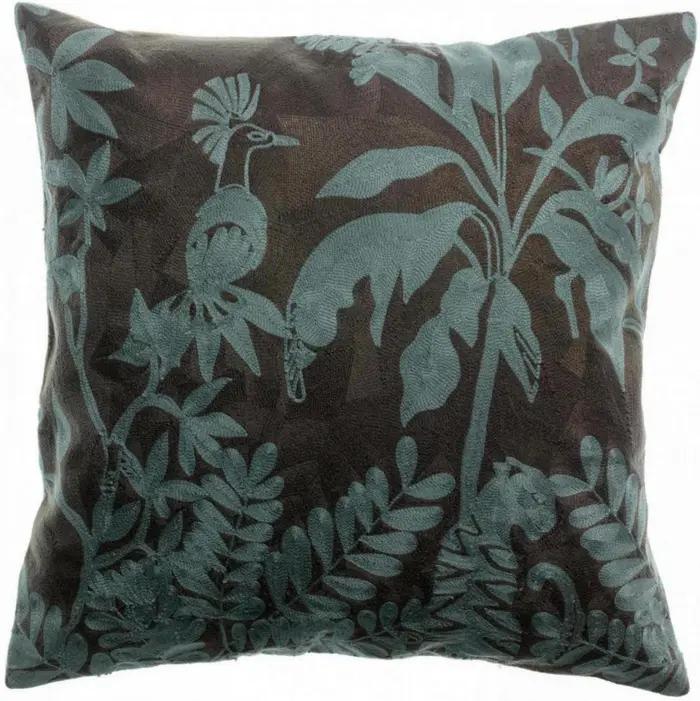Coussin brod Raki Carbone 45 x 45