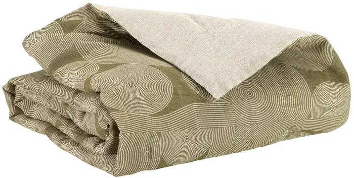 Plaid imprim Tito Naturel 135 x 200