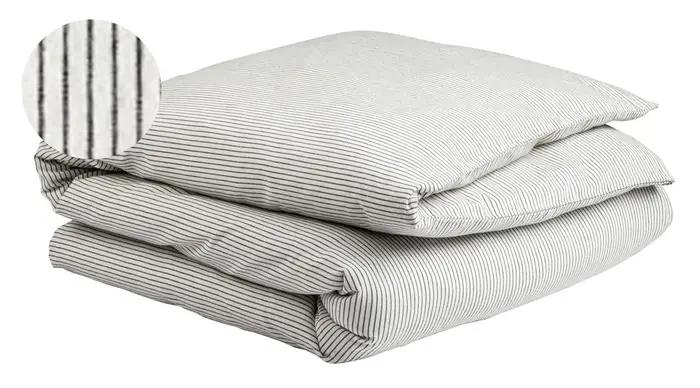 Housse de couette Lonie Caviar 220 x 240