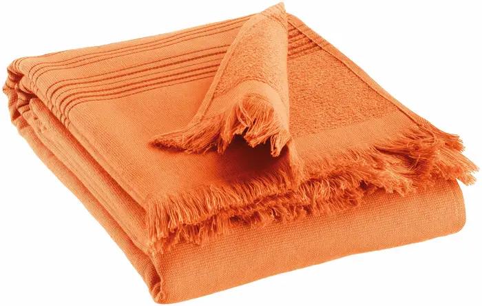 Drap hammam Cancun Citrouille 90 x 180