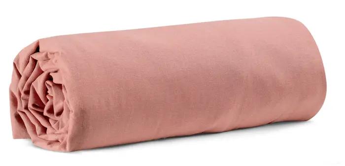 Drap housse Calita Blush 180x200 bonnet 30 cm