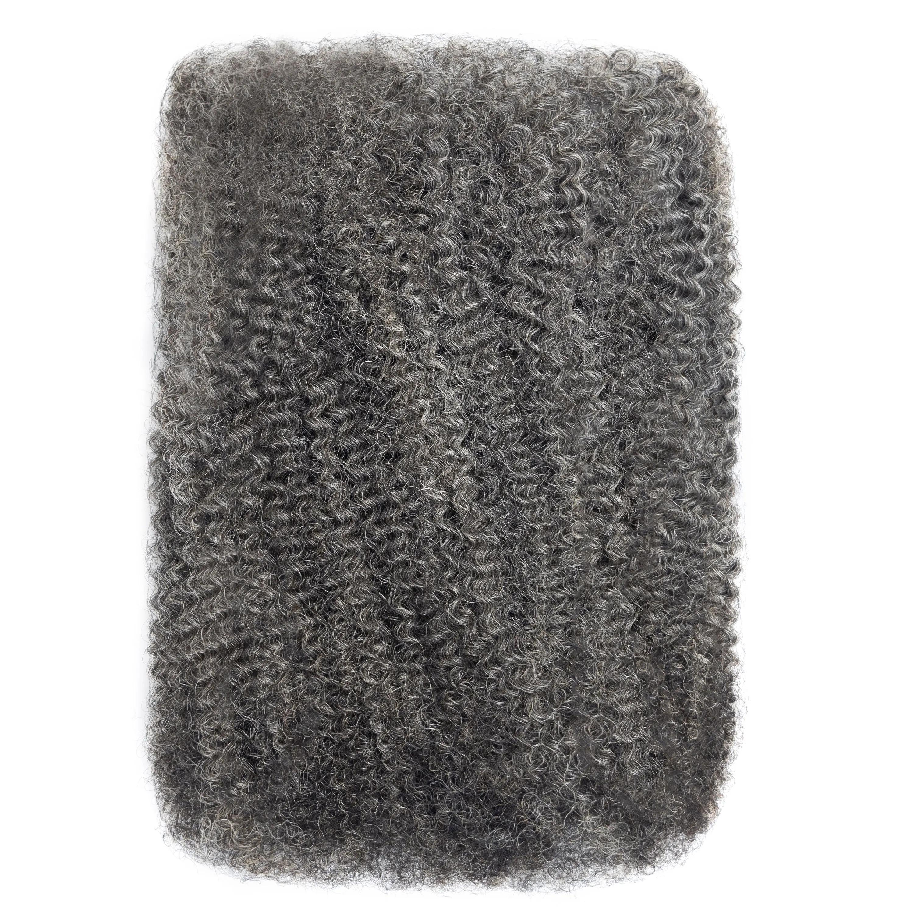Anna 50g # Salt & Pepper 100% cheveux humains non transformés Afro crépus pré-étirés Extensions de c
