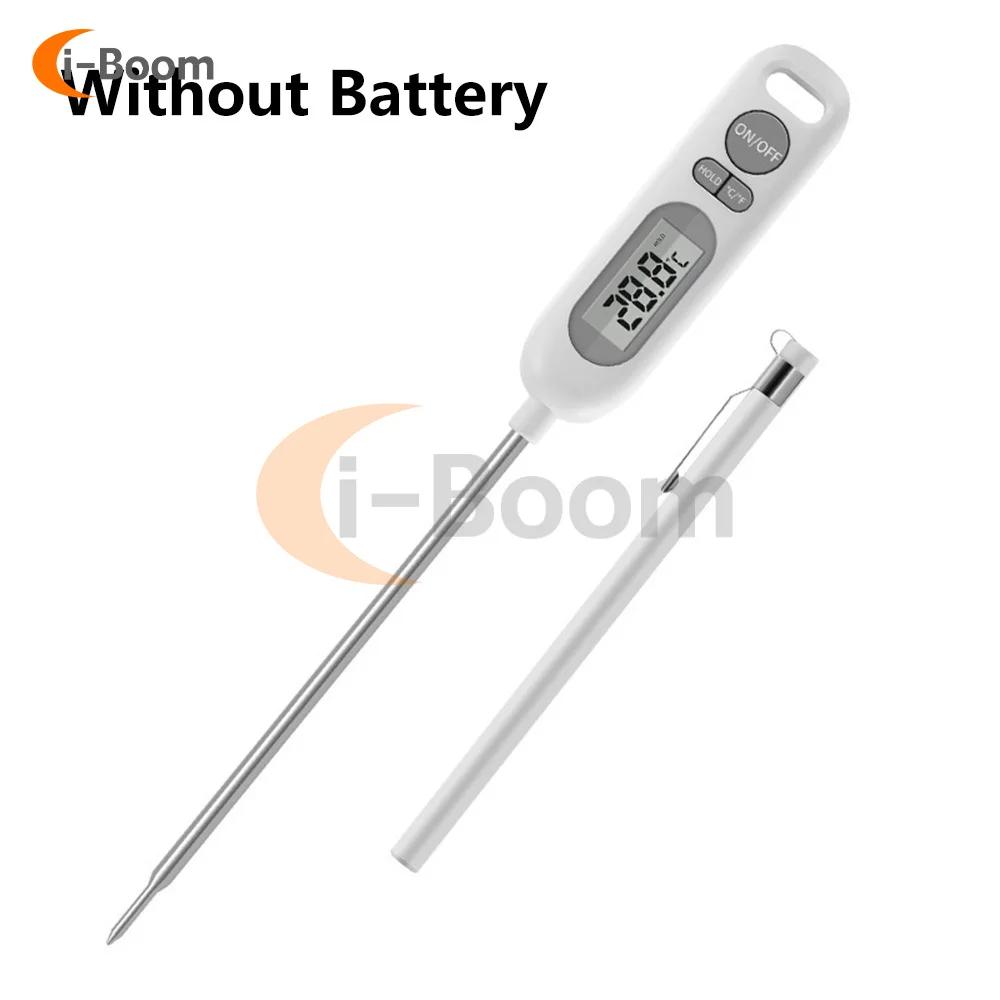 -50~300 ℃   Thermomètre électronique de cuisine, sonde en acier inoxydable 304, viande, lait, café, 