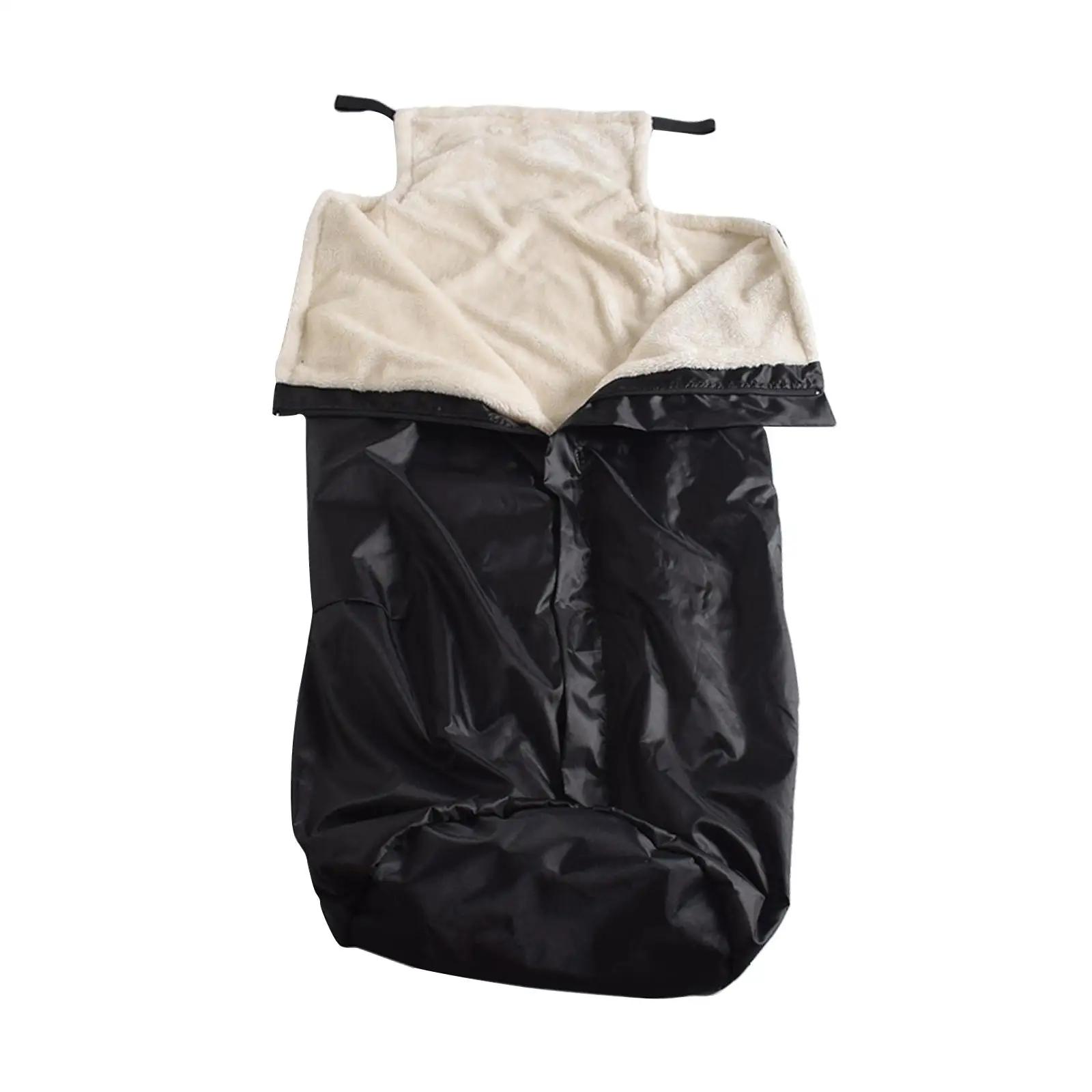 Couverture en peluche épaisse avec fermeture éclair, accessoires de couverture chauffante pour l'hiv