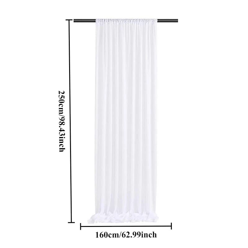 Rideaux en Tulle transparents blancs, adaptés au salon, salle de bains, portes et fenêtres, décorati
