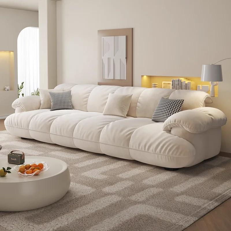 Coussin adultes canapé-lit confortable Relax grand canapé élégant doux nordique salon Moveis Para Ca