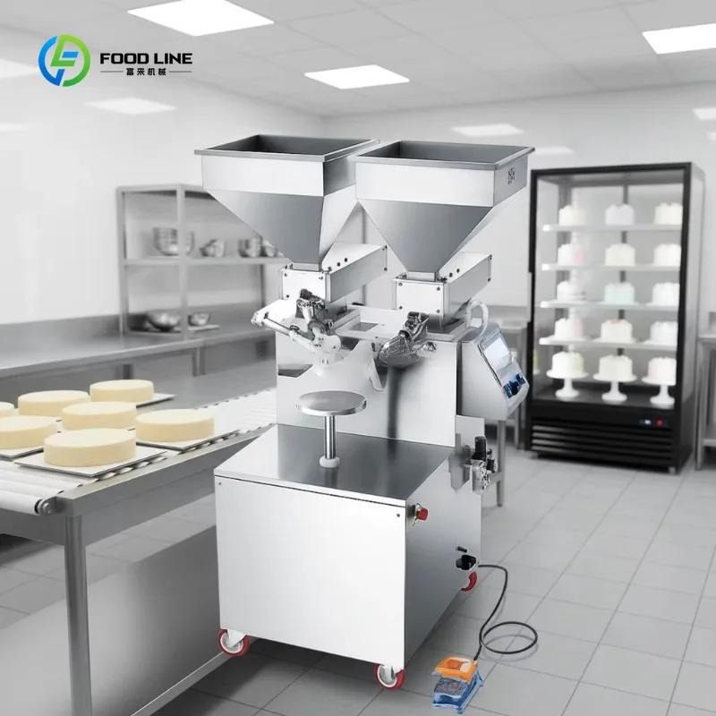 Machines automatiques de décoration et de garnissage de gâteaux pour la préparation, l'étalement, le
