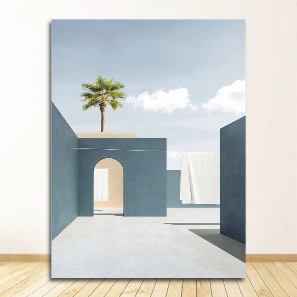 Galerie d'images pour décoration de la maison, affiche de peinture sur toile abstraite, nature morte