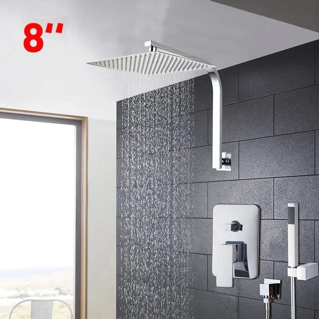 KEMAIDI – ensemble de robinets de douche muraux élégants, système de douche à effet de pluie, douche