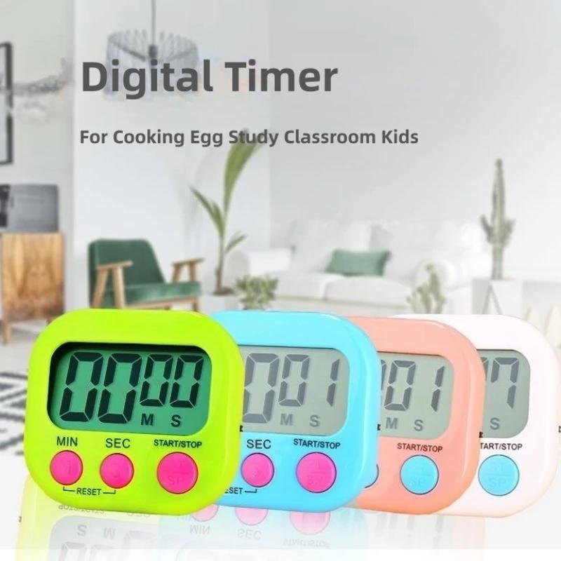 Minuterie chronomètres numériques pour la cuisson des œufs, étude, salle de classe, compte à rebours pour enfants, Gadgets de cuisine, accessoires d'ustensiles, chronomètre