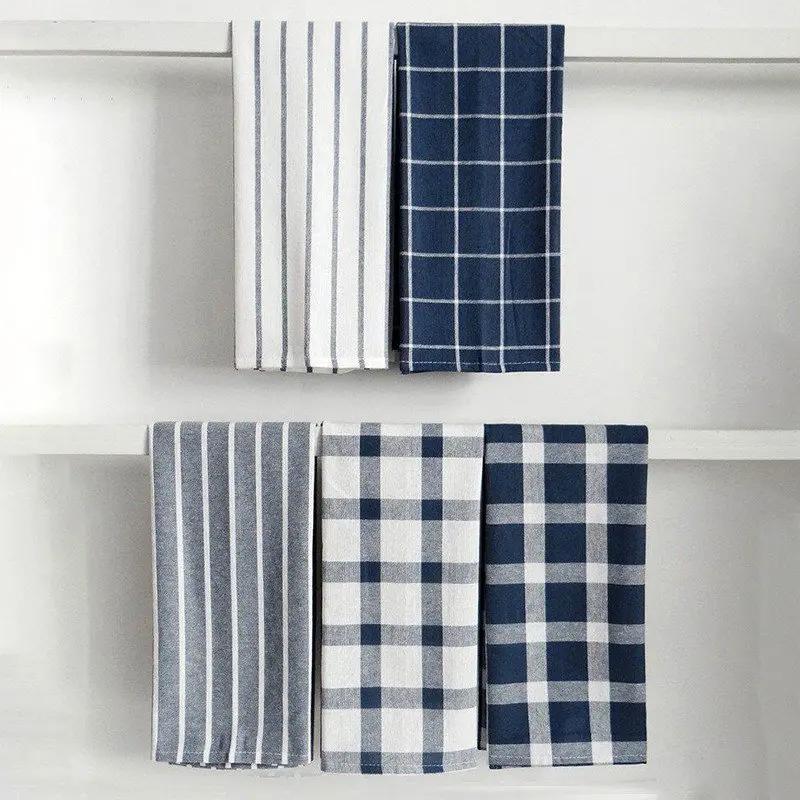 Serviettes queNappers grill lavables, 100% coton, douces, durables, idéales pour les fêtes de ferme, automne, Thanksgiving et Noël, 46x70cm, 5 pièces