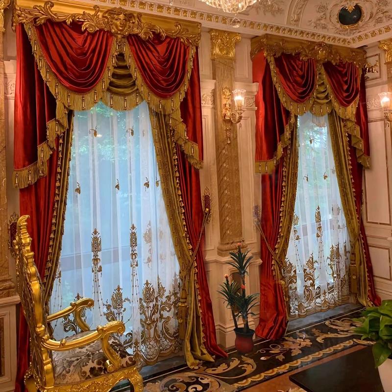 Rideaux de Style européen pour le salon
