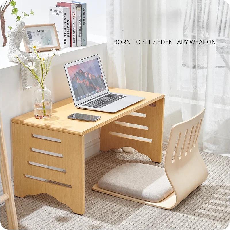 Chaise japonaise Design maison salon meubles Kotatsu Table chaise Tatami Zaisu sans jambes chaise de sol finition noire