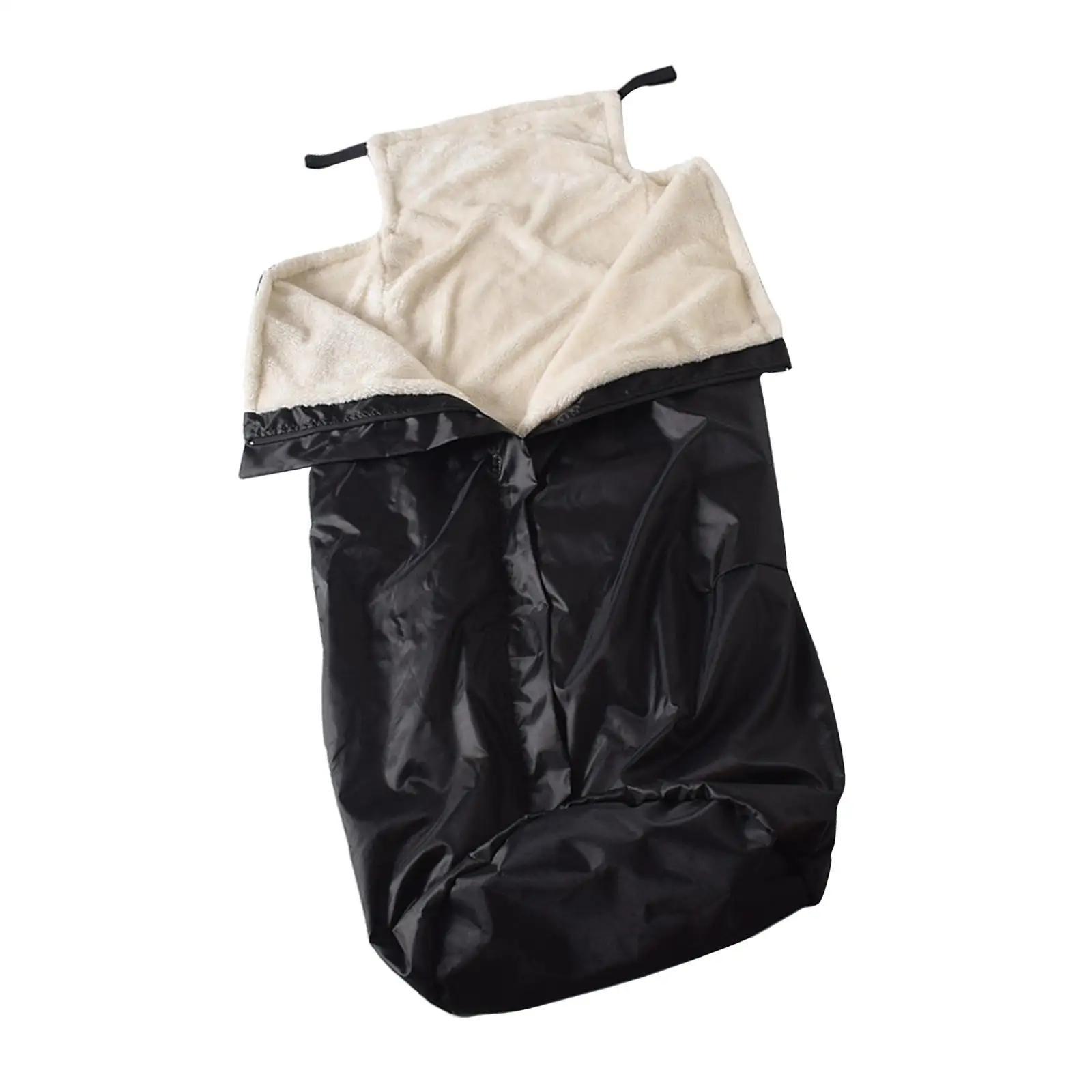 Couverture en peluche épaisse avec fermeture éclair