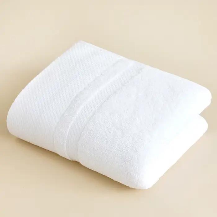Serviette de bain 100% coton avec LOGO brodé personnalisé hébreu, adaptée à la prière, baptême, beau