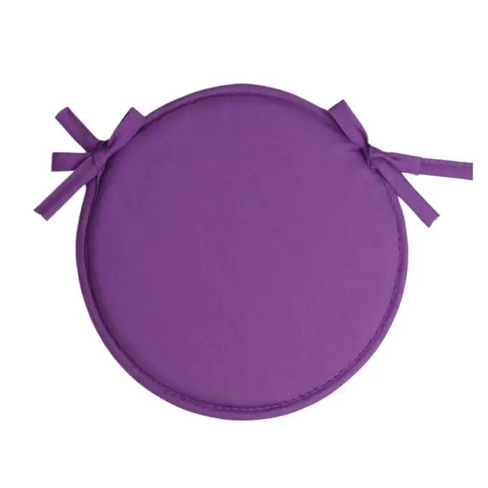 Coussin de chaise rond couleur bonbon, coussins de siège avec cordon de serrage pour jardin, Patio,