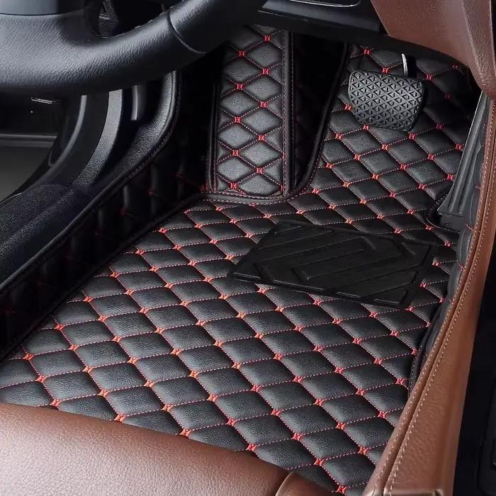 Pour Peugeot 2008 2014-2019 3008 4008 2017-2023 Tapis de sol de voiture personnalisé avec couleur de