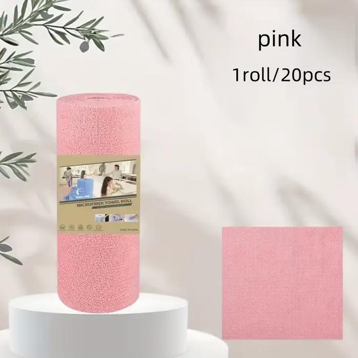 Rouleau de chiffons de cuisine réutilisables de 4M, lingettes de nettoyage lavables, serviette en pa