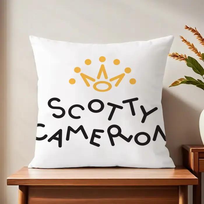 Housse de coussin S-Scotty C-Cameron, pour oreiller, impression, décoration de canapé, maison, voitu